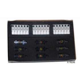 Tillig 1837 Ágyazatos sínkészlet - Elektronika sínkészletekhez (TT)