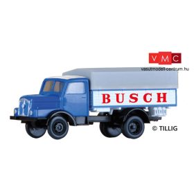 Tillig 19060 IFA H3A magas oldalfalú teherautó ponyvával, Zirkus Busch (TT)
