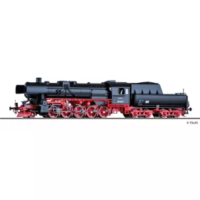   Tillig 2268 Gőzmozdony BR 52, csónak szerkocsival, DR (E4) (TT)