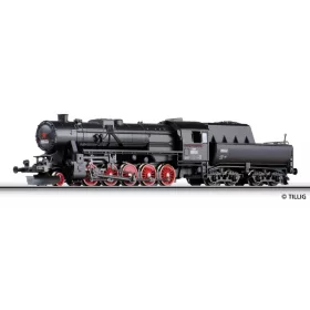   Tillig 2283 Gőzmozdony BR 555.0, csónak szerkocsival, CSD (E3) (TT)