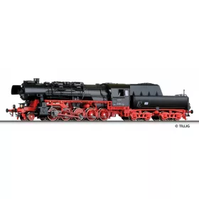   Tillig 2286 Gőzmozdony BR 52.8, csónak szerkocsival, DR (E4) (TT)