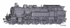 Tillig 4210 Gőzmozdony BR 78.0, Saarbahn, DRG (E2) (TT)