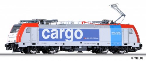 Tillig 4907 Villanymozdony BR 186 181-4, SBB-CARGO/Railpool GmbH (E6) (TT)