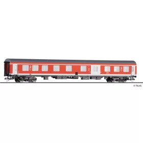   Tillig 502283 Személykocsi, négytengelyes BDomsb 535, 2. osztály/poggyász, DB-AG (E6) (TT)