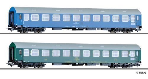 Tillig 70034 Személykocsi-pár, négytengelyes Y sorozat, Balt-Orient-Express 4, CSD/CFR (E4) 