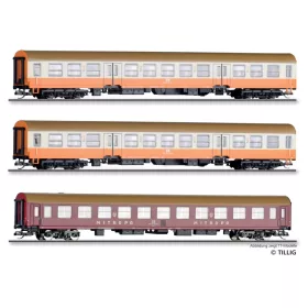   Tillig 70062 Személykocsi-készlet, 3-részes négytengelyes Museums-Städteexpress, EBS (E6) (H0) - Set 2