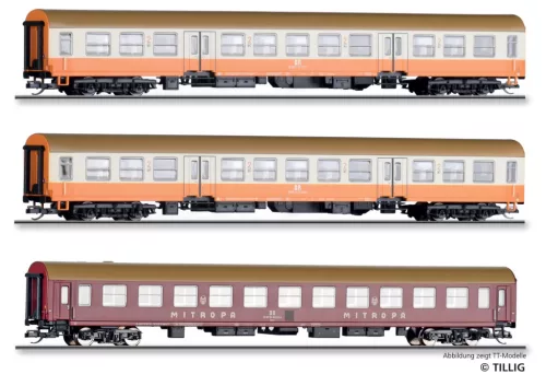 Tillig 70062 Személykocsi-készlet, 3-részes négytengelyes Museums-Städteexpress, EBS (E6) (H0) - Set 2