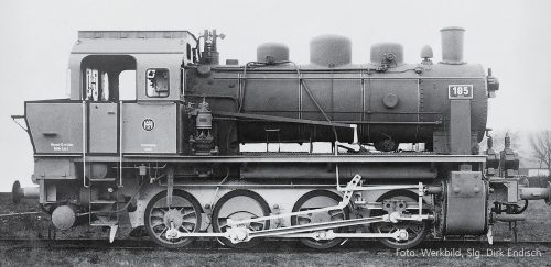 Tillig 72015 Gőzmozdony Nr. 185, Halle-Hettstedter Eisenbahn AG (E2) (H0)