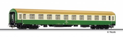 Tillig 74408 Személykocsi, négytengelyes 1.osztály, Y sorozat, DR, bézs-zöld (E4) (H0)