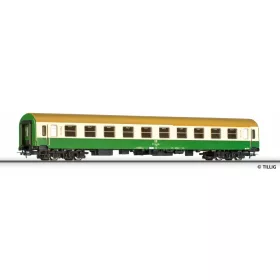 Tillig 74719 Személykocsi, négytengelyes 1./2. osztály, DR, fehér-zöld (E4) (H0)