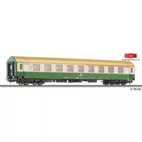 Tillig 74728 Személykocsi, négytengelyes 1./2. osztály, Y sorozat, DR, zöld-fehér (E4) (H0