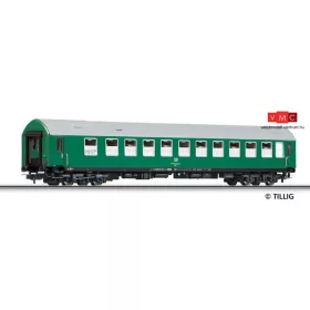 Tillig 74803 Hálókocsi, négytengelyes WLAB, Y sorozat, DR, zöld (E4) (H0)