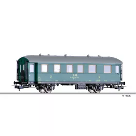 Tillig 74843 Személykocsi, Be (ex. BCi-34) 2. osztály, CSD (E3) (H0)