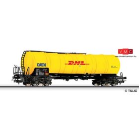 Tillig 76491 Tartálykocsi, négytengelyes GATX, DHL (E6) (H0)