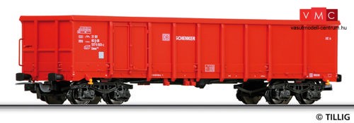 Tillig 76504 Nyitott négytengelyes teherkocsi, DB SCHENKER (E6) (H0)