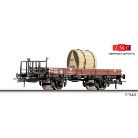 Tillig 76506 Alacsony oldalfalú teherkocsi, kábeltekercs rakománnyal, DR (E3) (H0)