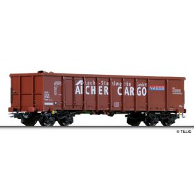Tillig 76523 Nyitott négytengelyes teherkocsi, CZ, NACCO/Aicher Cargo (E6) (H0)