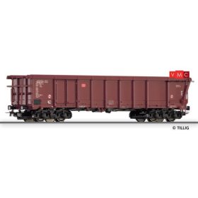 Tillig 76544 Rolótetős négytengelyes teherkocsi, DB (E4) (H0)