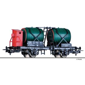 Tillig 76561 Borhordós teherkocsi fékházzal, MÁV (E3) (H0)