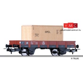 Tillig 76565 Alacsony oldalfalú teherkocsi, faláda rakománnyal, DB (E3) (H0)