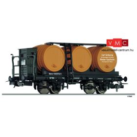   Tillig 76629 Borhordós teherkocsi fékházzal, K.P.E.V. (E1) (H0)