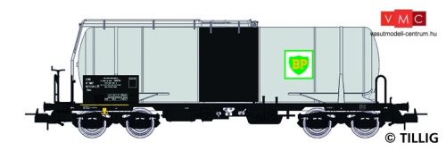 Tillig 76634 Négytengelyes tartálykocsi fékállással, Uahs, Simotra/BP, SNCF (E4) (H0)