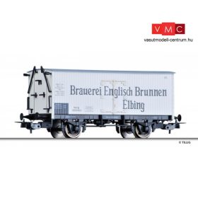   Tillig 76656 Hűtőkocsi, Brauerei Englisch Brunnen Elbing, K.P.E.V. (E1) (H0)