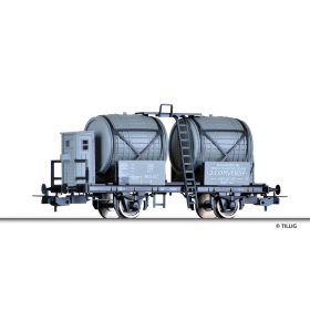   Tillig 76660 Borhordós teherkocsi fékházzal, J. Conversy, Geneve, SBB (E2) (H0)