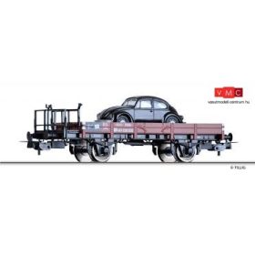   Tillig 76662 Alacsony oldalfalú teherkocsi fékállással, X05 (X Erfurt), Volkswagen Käfer (bogár) rakománnyal, DB (E3) (H0)