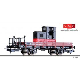   Tillig 76685 Alacsony oldalfalú teherkocsi fékállással, Xu, DR, GV dízelmozdonnyal, Kö 0409, DR (E3) (H0)