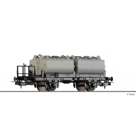   Tillig 77021 Mészedényszállító teherkocsi fékállással, SKW Trostberg, DB (E4) (H0)