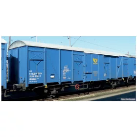   Tillig 77095 Fedett teherkocsi, Gbkkqs 116.0, Ceská Pošta, CD (E6) (H0)