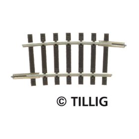Tillig 83115 Íves sín R04, R 267 mm 7,5° (TT)