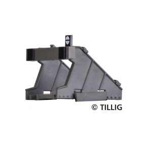 Tillig 83441 Modern ütközőbak (4 db), szürke (TT) - Építőkészlet