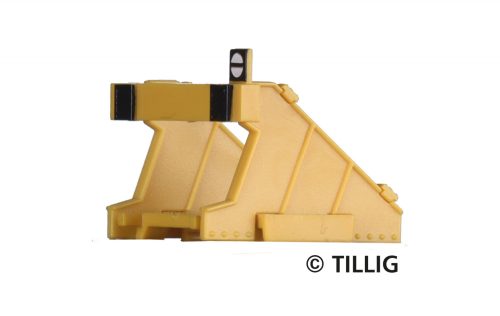Tillig 83442 Modern ütközőbak (4 db), sárga (TT) - Építőkészlet