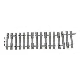 Tillig 85034 Flexibilis beton-(talpfa)rács, 110 mm (H0) - Elite