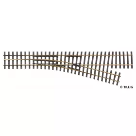 Tillig 85181 Kiágazás H0/H0e, jobbos, 228 mm - Elite