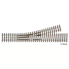 Tillig 85182 Kiágazás H0/H0e, balos, 228 mm - Elite