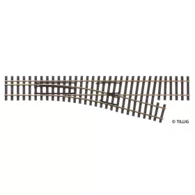 Tillig 85183 Kiágazás H0/H0m, jobbos, 228 mm - Elite