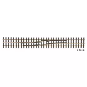 Tillig 85186 Sínszáláttérő vágány H0/H0e, jobbról-balra, 228 mm - Elite