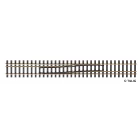 Tillig 85188 Sínszáláttérő vágány H0/H0m, jobbról-balra, 228 mm - Elite
