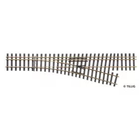 Tillig 85193 Vágányfonódott váltó H0/H0m, jobbos H0m kitérés, 228 mm - Elite