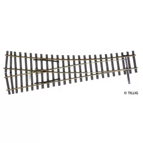 Tillig 85323 Jobbos váltó 15° EW2 (178 mm) (H0) - Elite