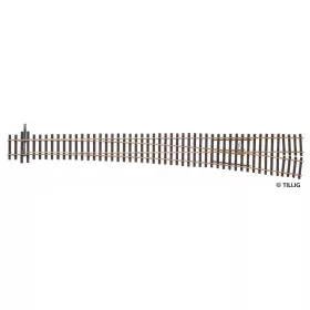 Tillig 85326 Jobbos váltó 9,4° EW5 (361 mm) (H0) - Elite