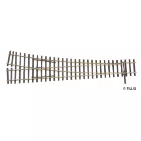 Tillig 85343 Jobbos váltó 15° EW1 (228 mm) (H0) - Elite