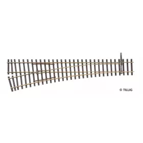 Tillig 85344 Balos váltó 15° EW1 (228 mm) (H0) - Elite