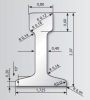 Tillig 85347 Balos váltó 6,34° EW 6 (389 mm) (H0) - Elite