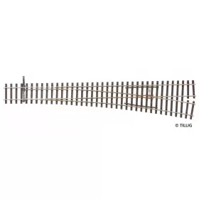 Tillig 85353 Jobbos váltó 12° EW3 (284 mm) (H0) - Elite