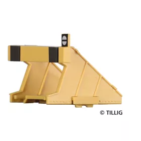 Tillig 85512 Ütközőbak, sárga, 4 db, Tillig ELITE sínrendszerhez (H0)