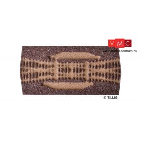   Tillig 86319 Sínágyazat angolváltóhoz DKW, sötétbarna (TT)